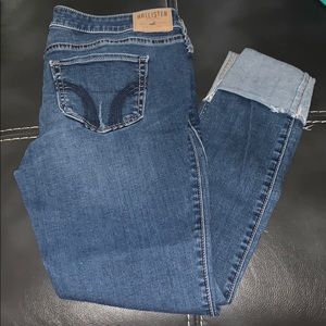 Hollister ripped skinny jeans